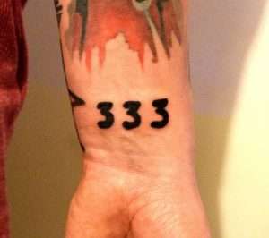 333 tattoo design