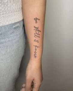 Be Still Tattoo Meaning