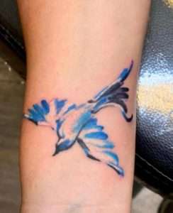 Blue bird tattoo meaning
