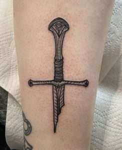 Broken Sword Tattoo Meaning