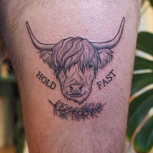 bull head tattoo