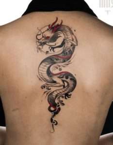 Dragon spine tattoo meaning