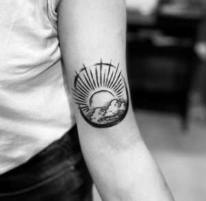 Rising sun tattoo meaning
