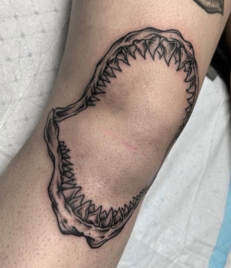 Shark Jaw tattoo design