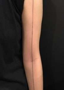 Straight Line Tattoo Meaning