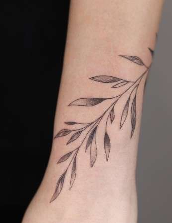 Wreath tattoo design