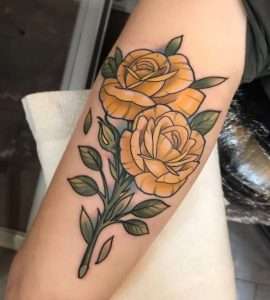 Yellow Rose Tattoo Meaning