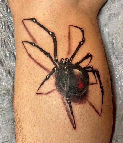 black widow tattoo