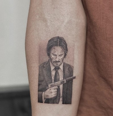 John Wick Tattoo print