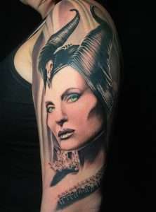 maleficent tattoo