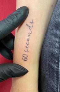 60 seconds tattoo meaning