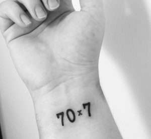 70X7 Tattoo Meaning