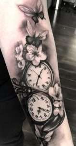 Clock And Butterfly Tattoo Meaning
