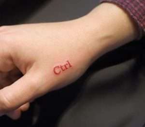 Ctrl Tattoo Meaning