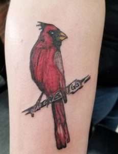Kyle Anderson's Cardinal Tattoo Meaning