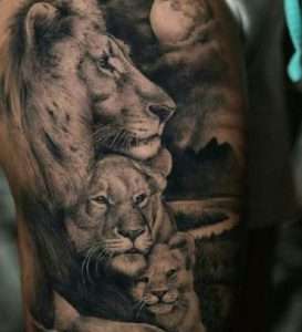 Lioness And Cub Tattoo Meaning