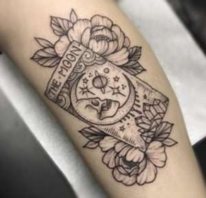 Moon Tarot Card Tattoo Meaning
