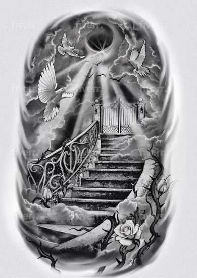 Mystical Stairway to Heaven Tattoo Meaning