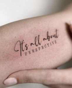Perspective Tattoo Meaning