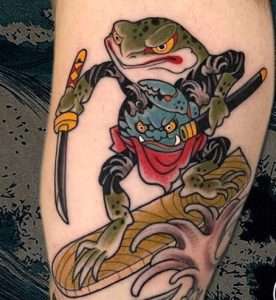 Samurai Frog Tattoo Meaning