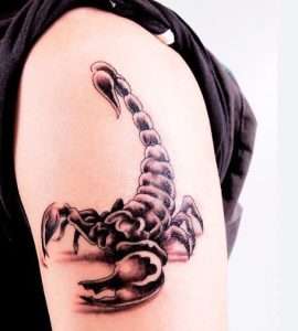 Scorpion Tattoo on Hand
