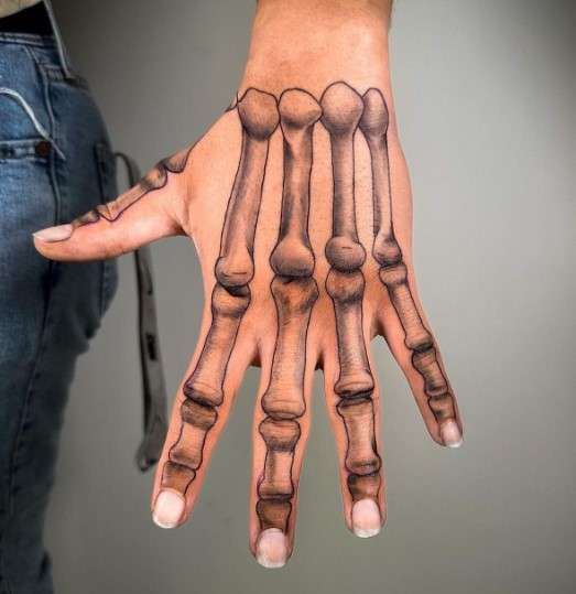 Skeleton Hand Tattoo