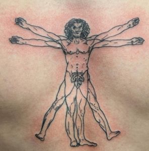 Vitruvian Man Tattoo Meaning