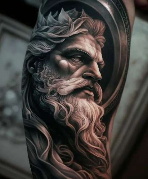 Zeus Tattoo Meaning: A Symbolic Tribute Enveloped in Majestic Power ...