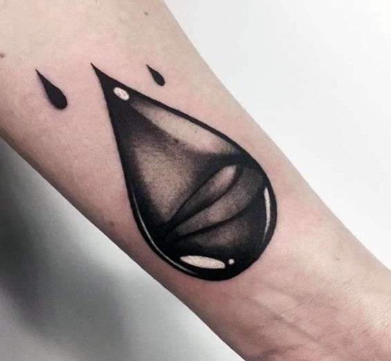 water drop tattoo meaning