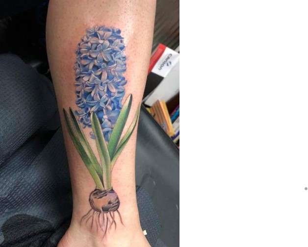 Blue Hyacinth tattoo meaning