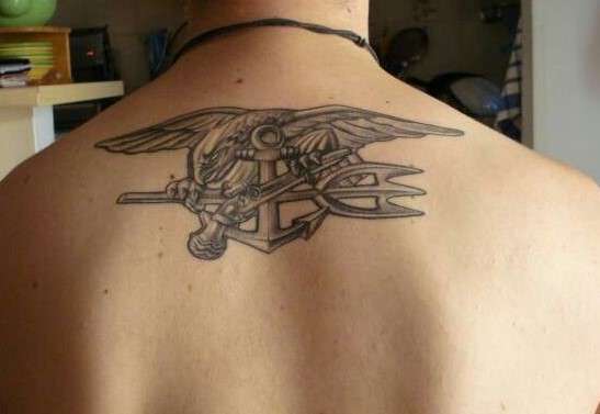 navy seal trident tattoo design