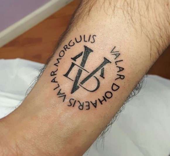 Valar Morghulis Valar Dohaeris Tattoo Meaning