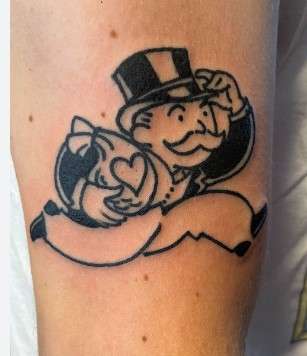  Monopoly Man tattoo idea