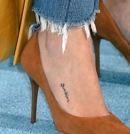 Selena Gomez Sunshine Tattoo Meaning
