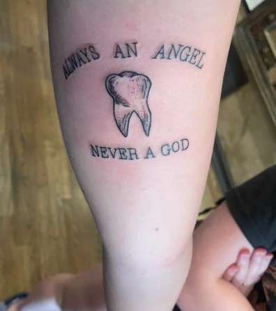 Boygenius Tooth Tattoo personal