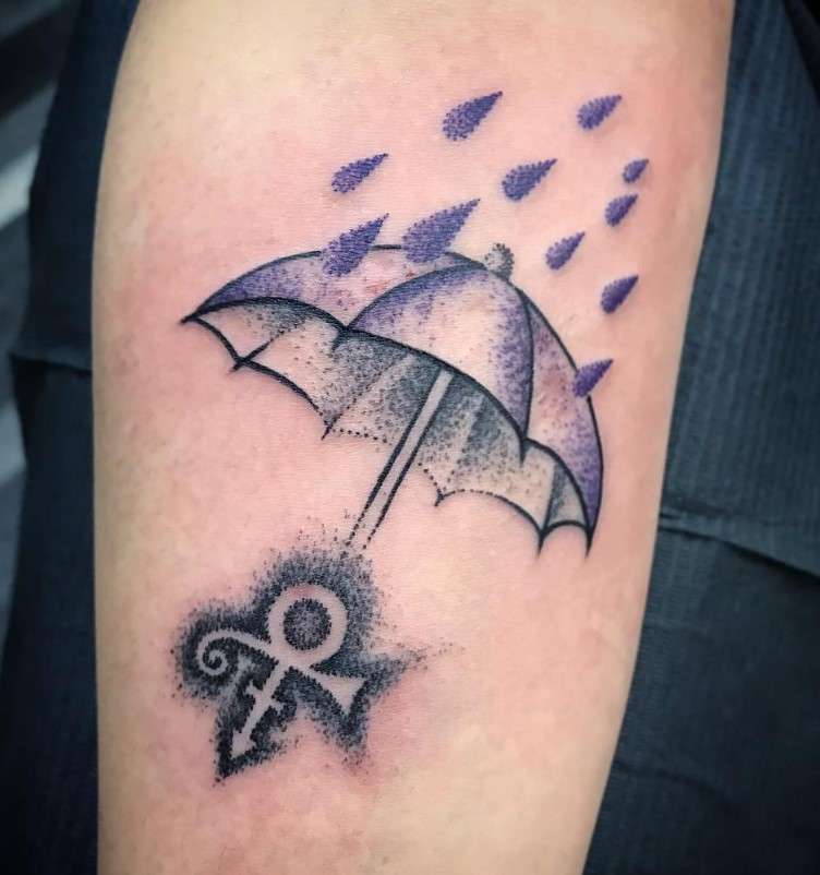 purple rain prince symbol tattoo