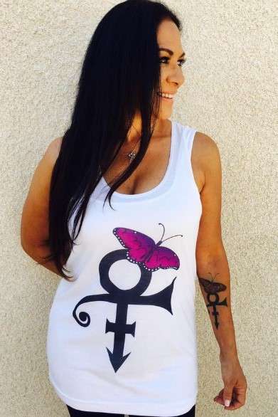 Sheila E. Prince symbol tattoo tribute