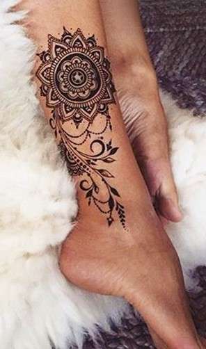 Spiritual Henna Tattoo design