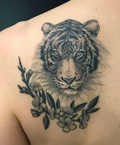 Spiritual Tiger Tattoo symbol