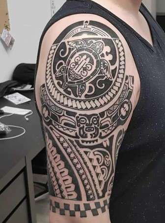 Spiritual Tribal Tattoo design