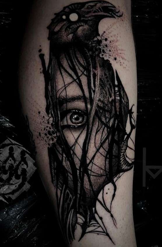 Dark Surrealism Tattoo