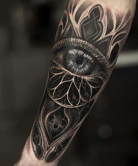 Dark Surrealism Tattoo eye