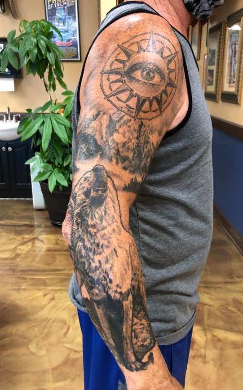Surreal Tattoo Sleeve men