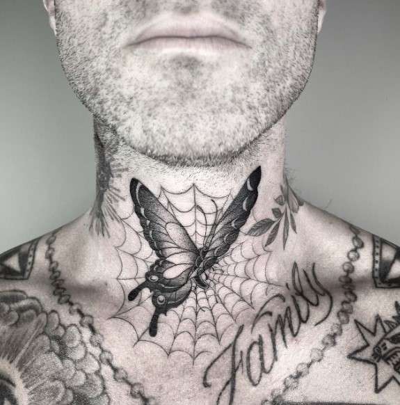 Adam Levine's Neck Tattoo