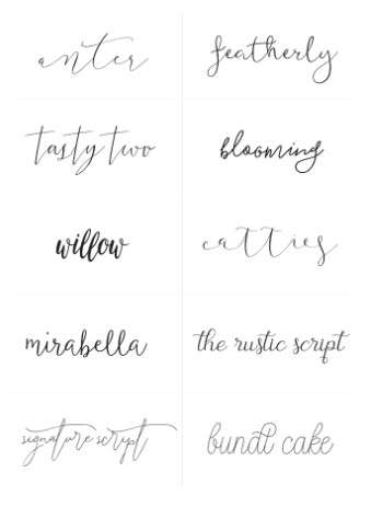 Whimsical fonts for tattoos ideas