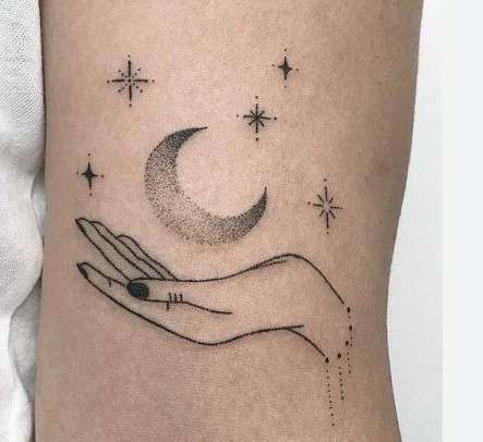 Whimsical Star Tattoo design