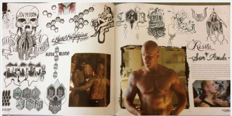 Matt Damon's Elysium tattoo