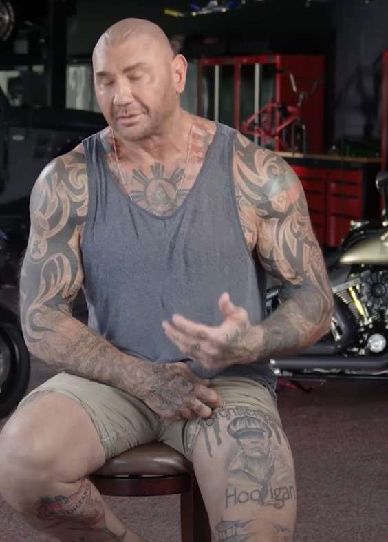 Cillian Murphy Dave Bautista tattoo